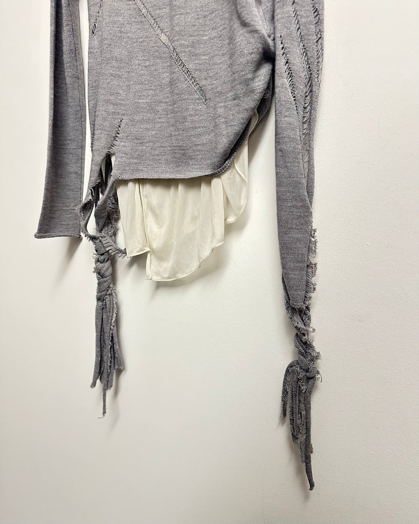 GREY DECONSTRUCTED JUMPER by Sportmax Code