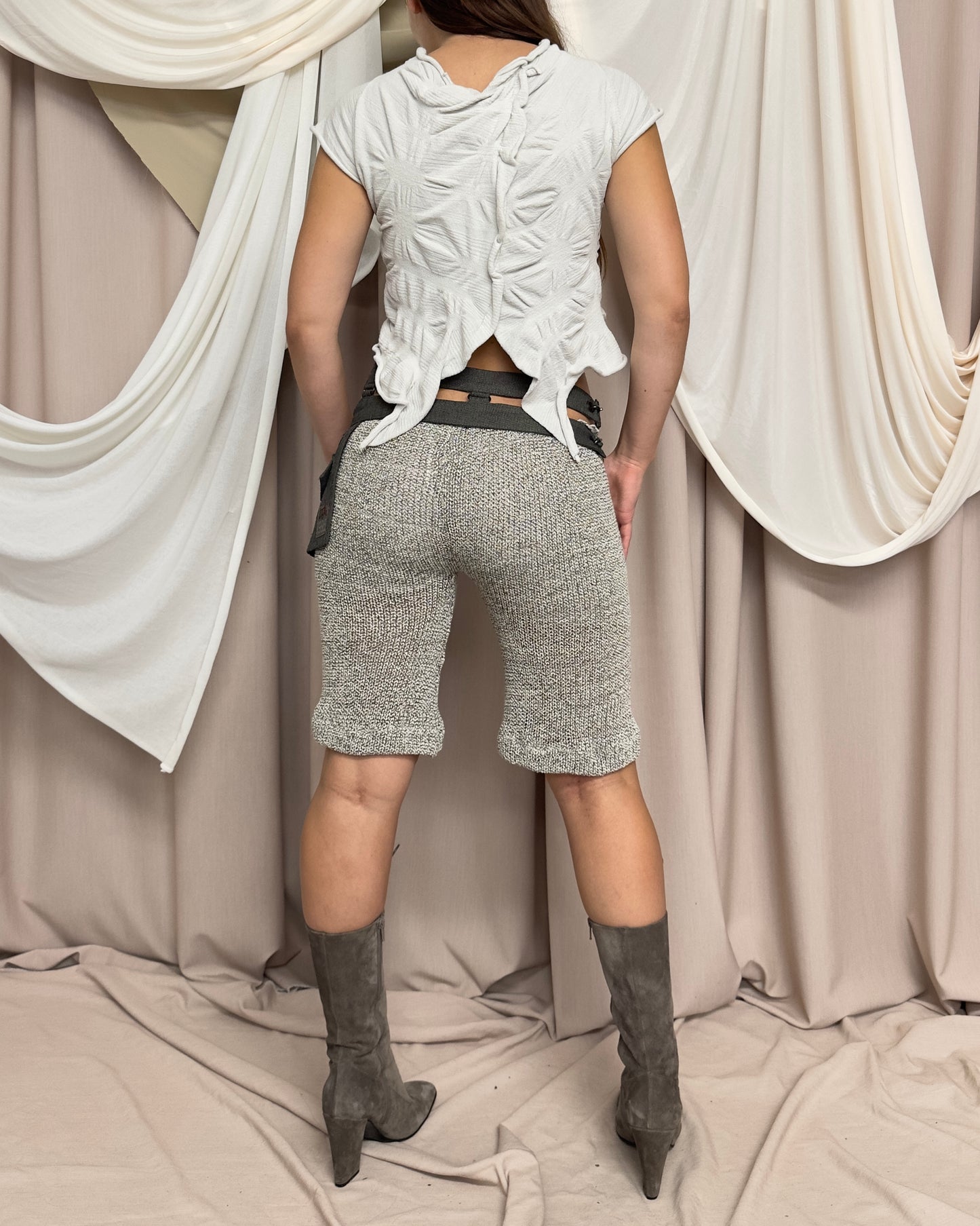 GREY UTILITY BELT WITH HARNESS DETAILS by Cop Copine