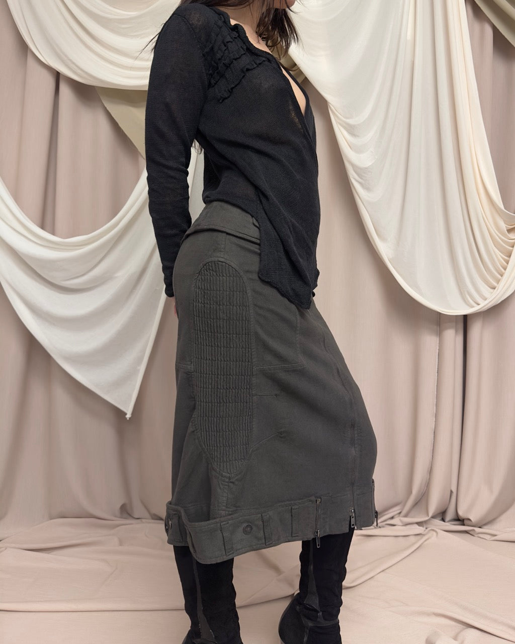 SHEER KNIT TOP by Sarah Pacini