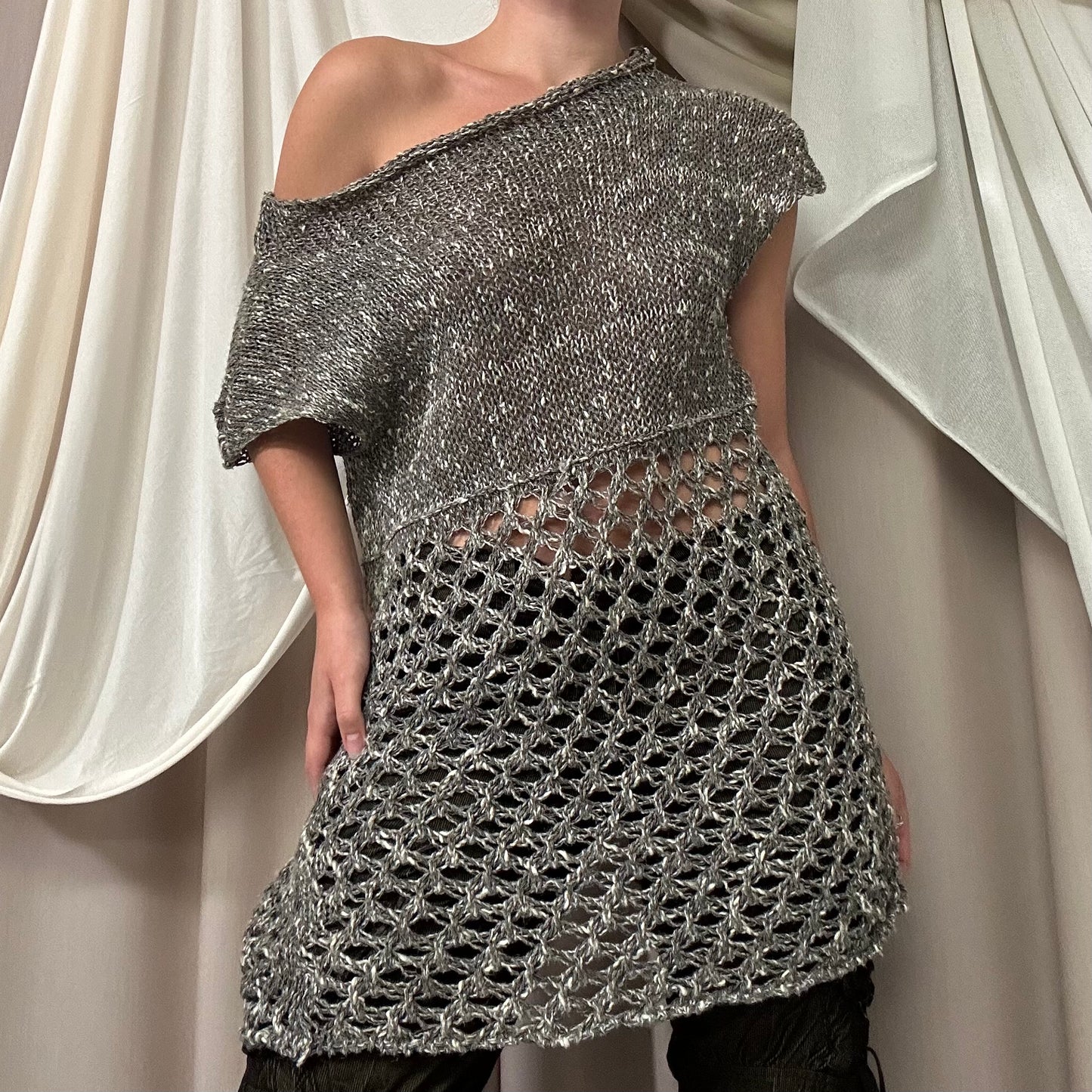 OPEN KNIT TUNIC by Sarah Pacini