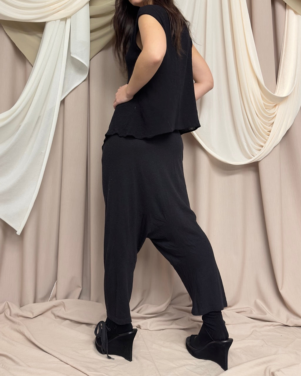 DROP CROTCH TROUSERS by Rick Owens Lilies