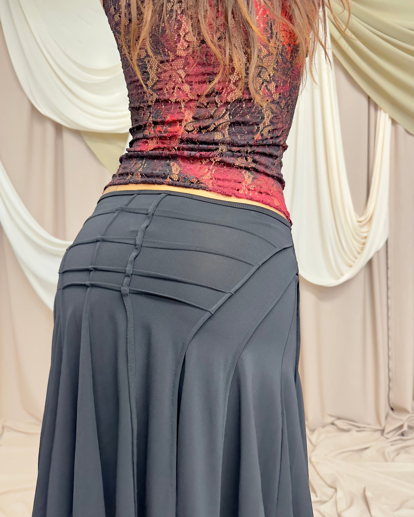 BLACK STRETCH SKIRT by Plein Sud Faycal Amor