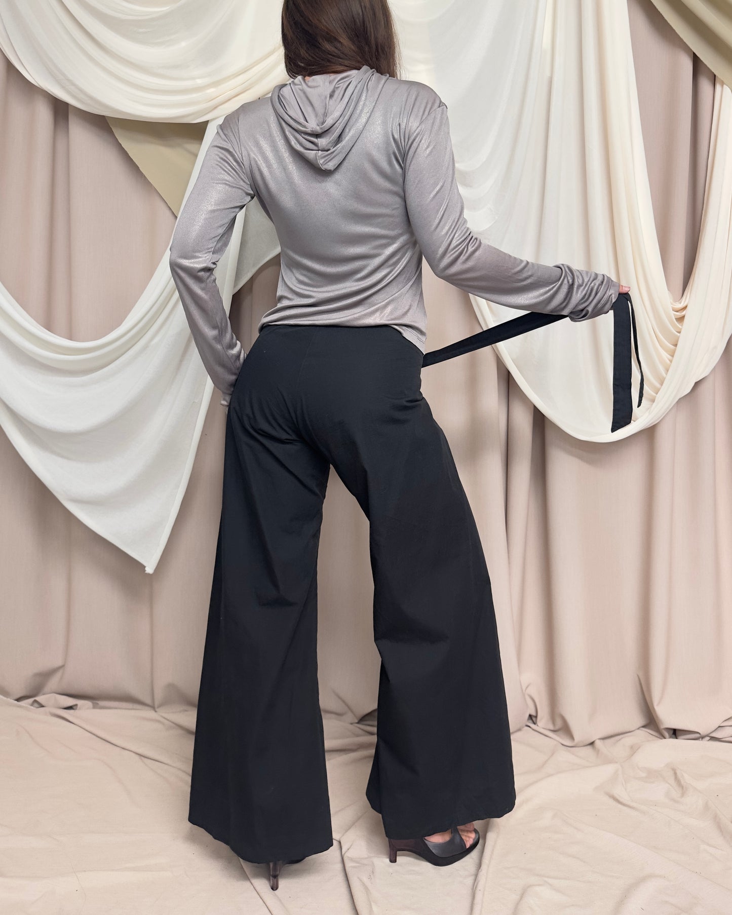 TROUSERS WITH WRAP MAXI OVERSKIRT by 2026 by Cop Copine