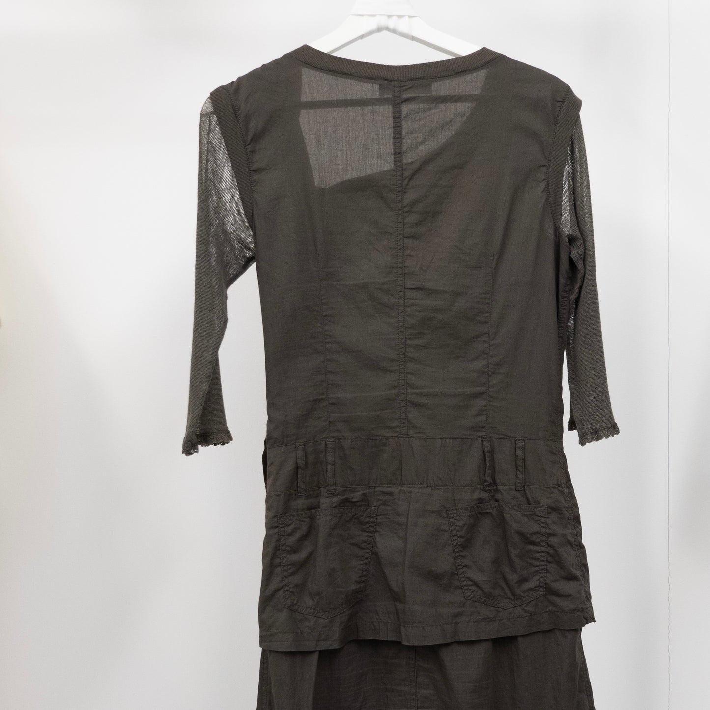 ASYMMETRIC UTILITY WRAP DRESS by Cop Copine