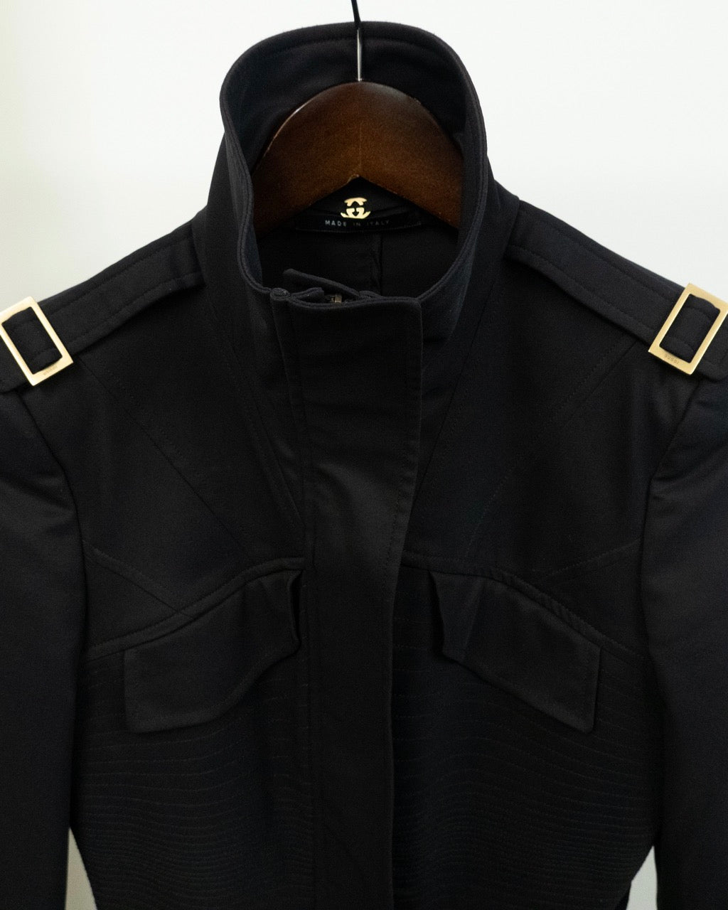 SCULPTED JACKET WITH STAND COLLAR BY GUCCI