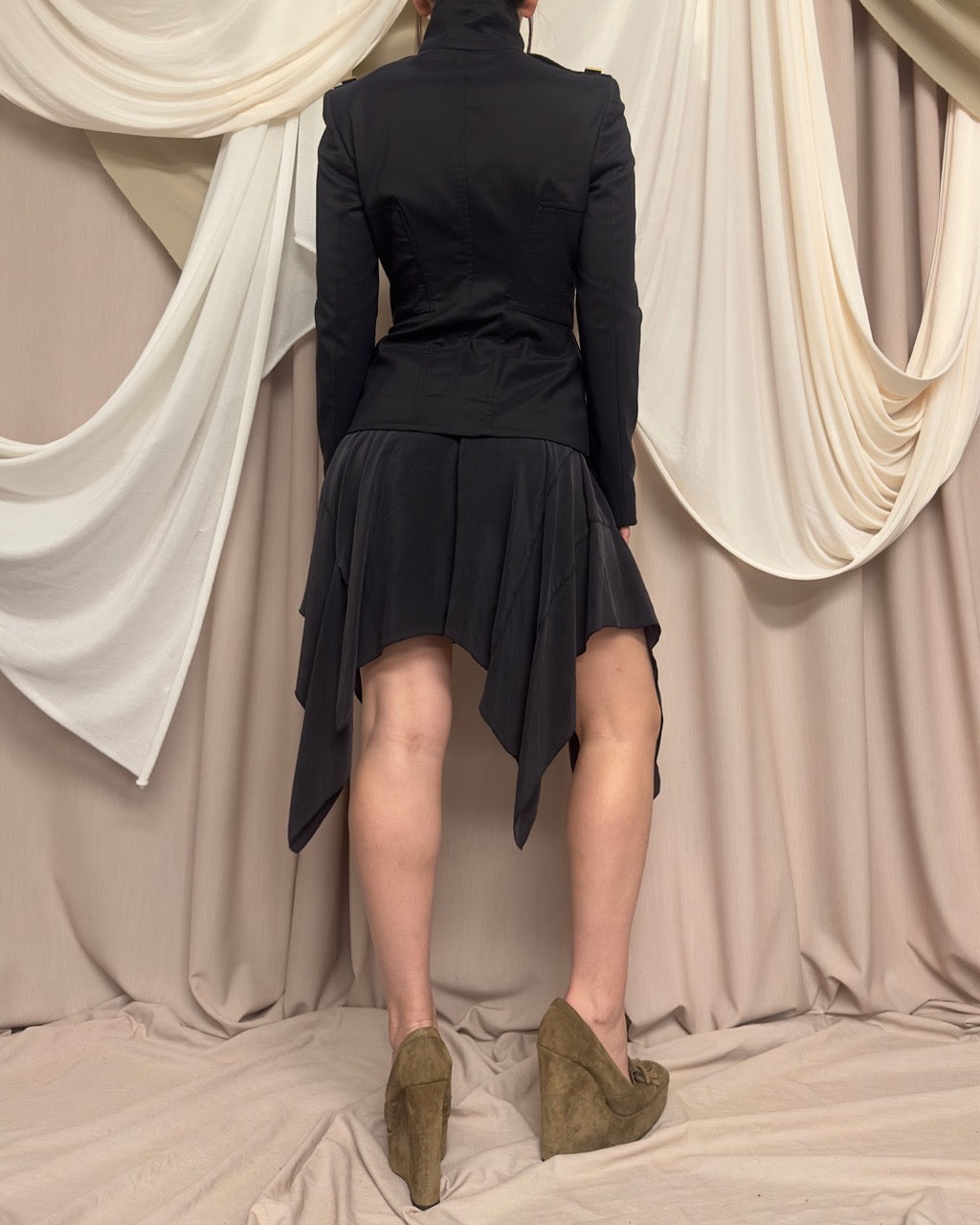 SCULPTED JACKET WITH STAND COLLAR BY GUCCI