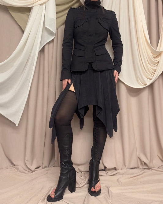 SCULPTED JACKET WITH STAND COLLAR BY GUCCI