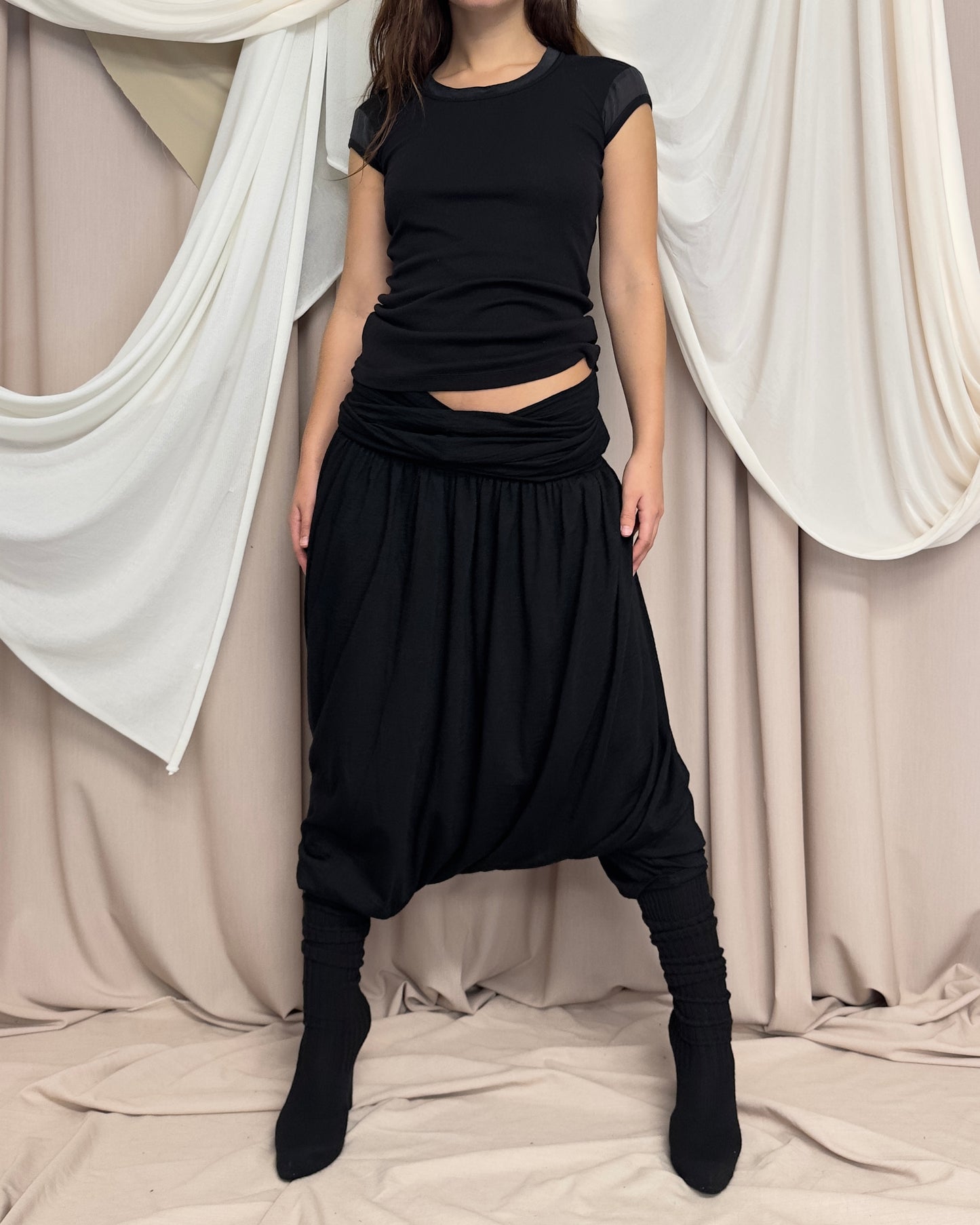 DROP CROTCH JERSEY TROUSERS by Junya Watanabe