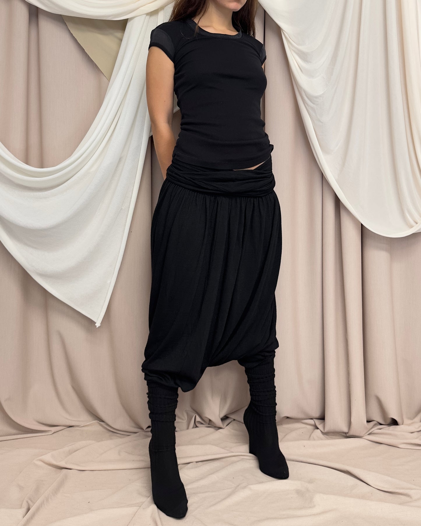DROP CROTCH JERSEY TROUSERS by Junya Watanabe