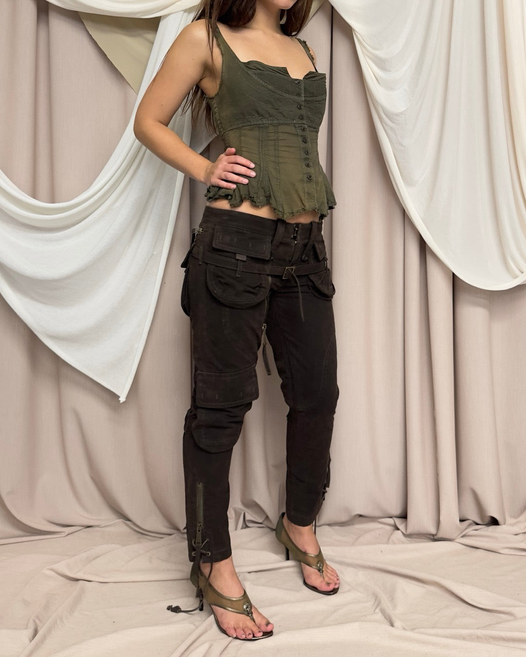 COMBAT CAPRI PANTS by Dsquared2