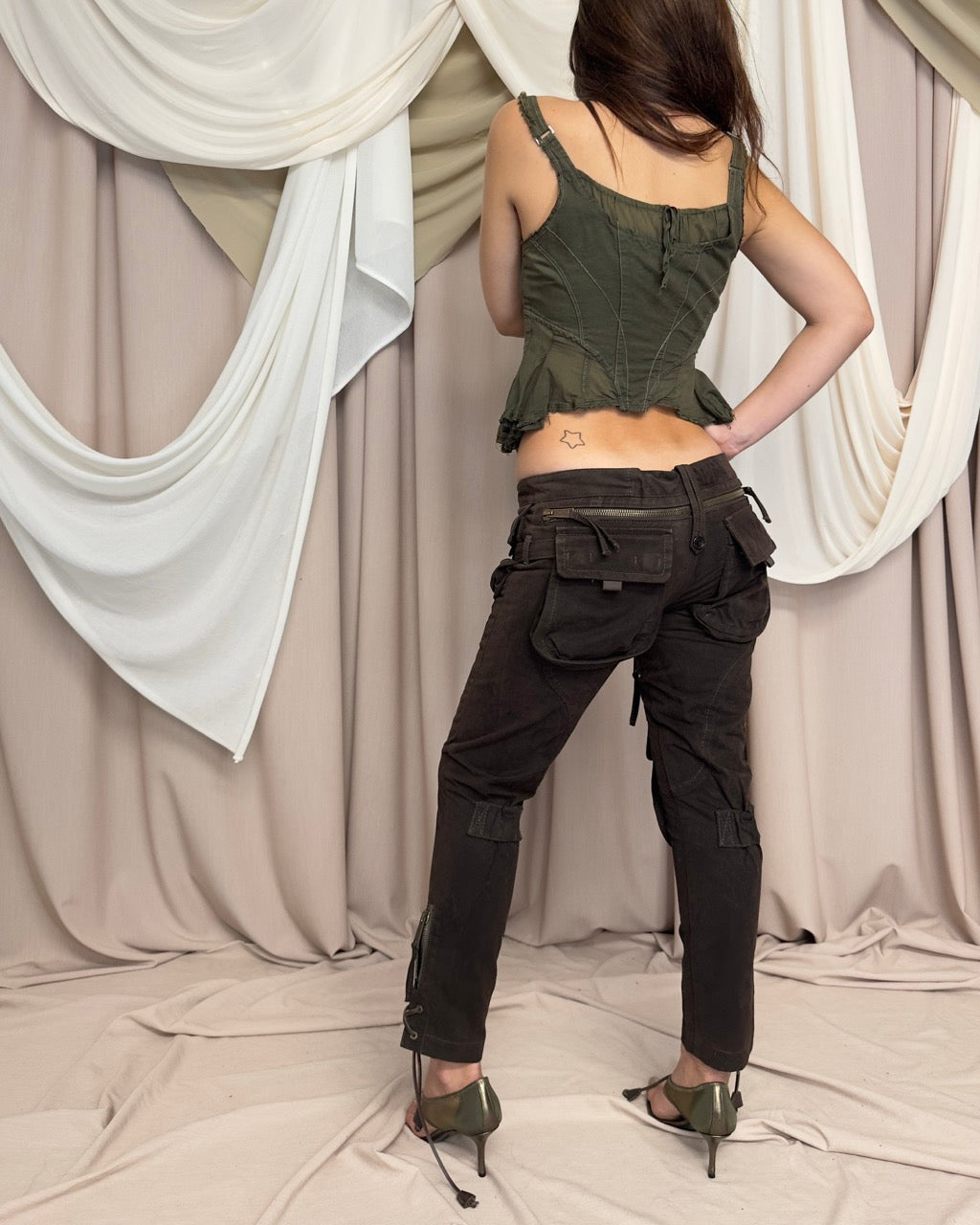 COMBAT CAPRI PANTS by Dsquared2