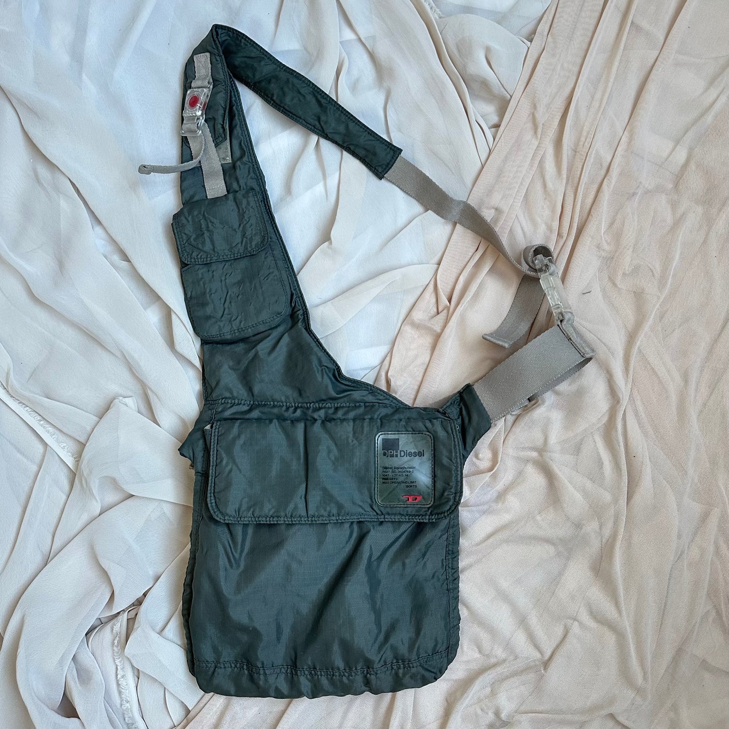 TECHNICAL BODY HARNESS BAG by Diesel