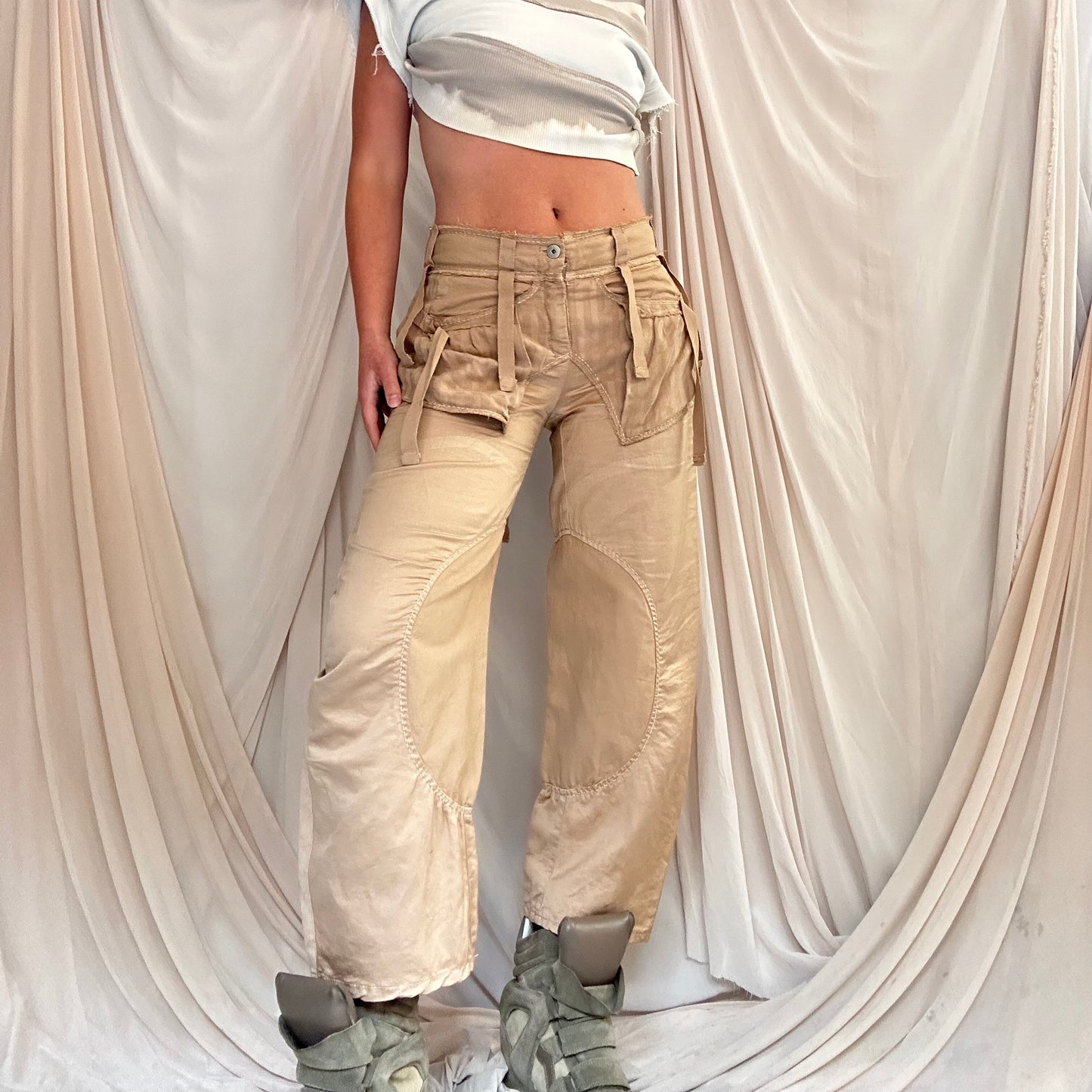 BONDAGE CARGO PANTS by Marithé + François Girbaud