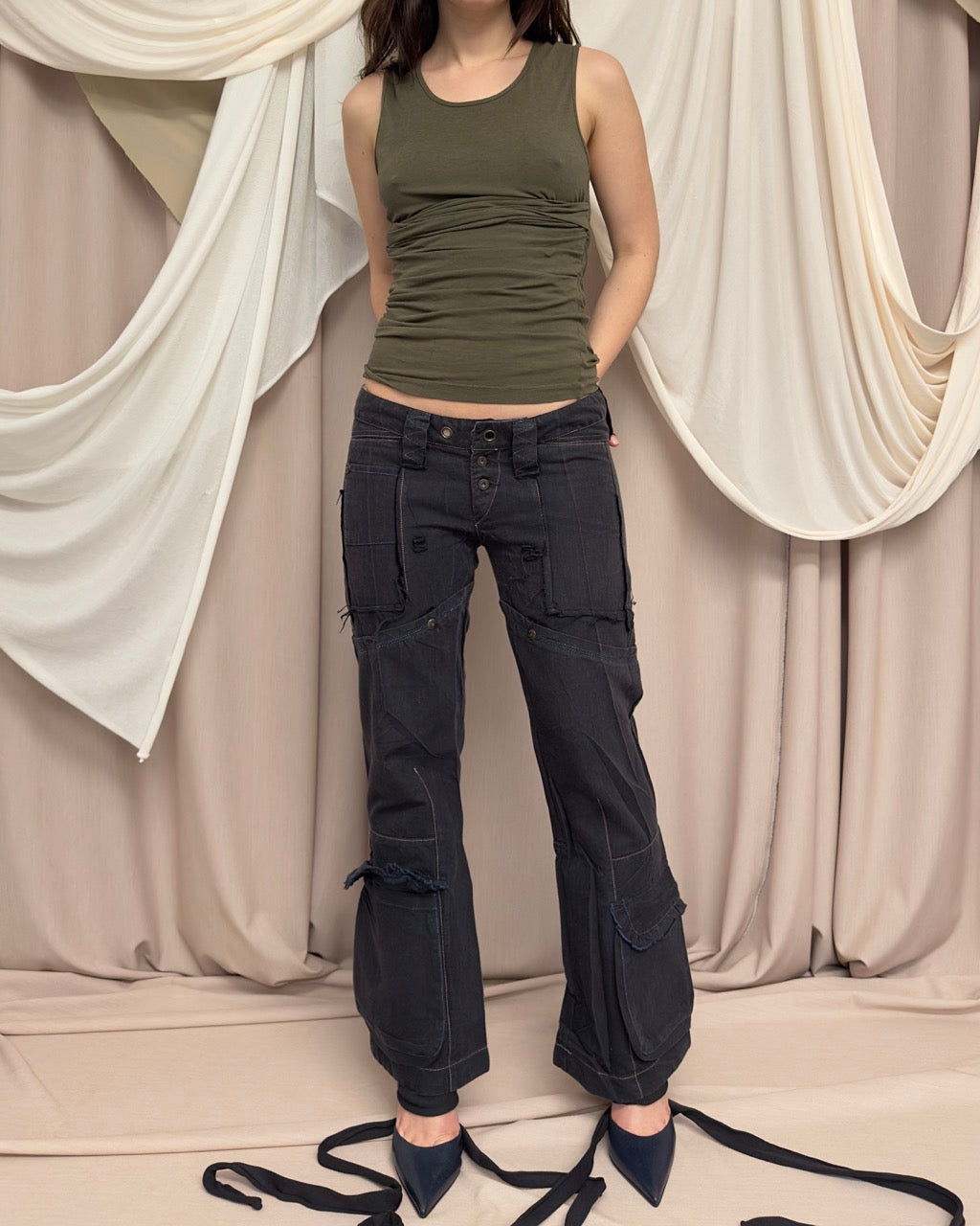 RUCHED TANK TOP by Plein Sud