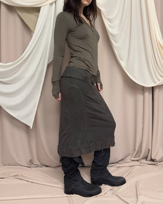 LONG SLEEVE T SHIRT WITH THUMB HOLES by Cop Copine