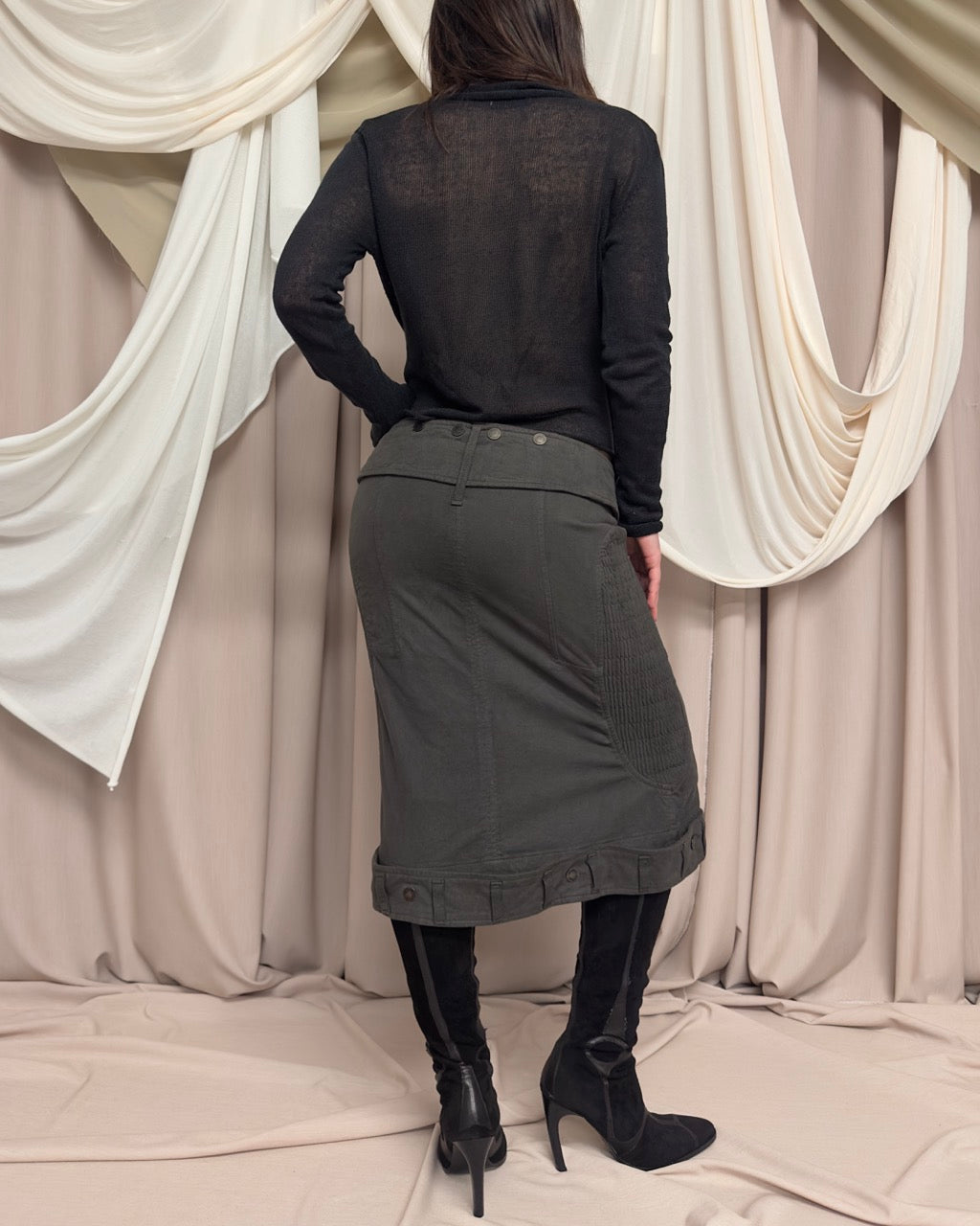 SHEER KNIT TOP by Sarah Pacini