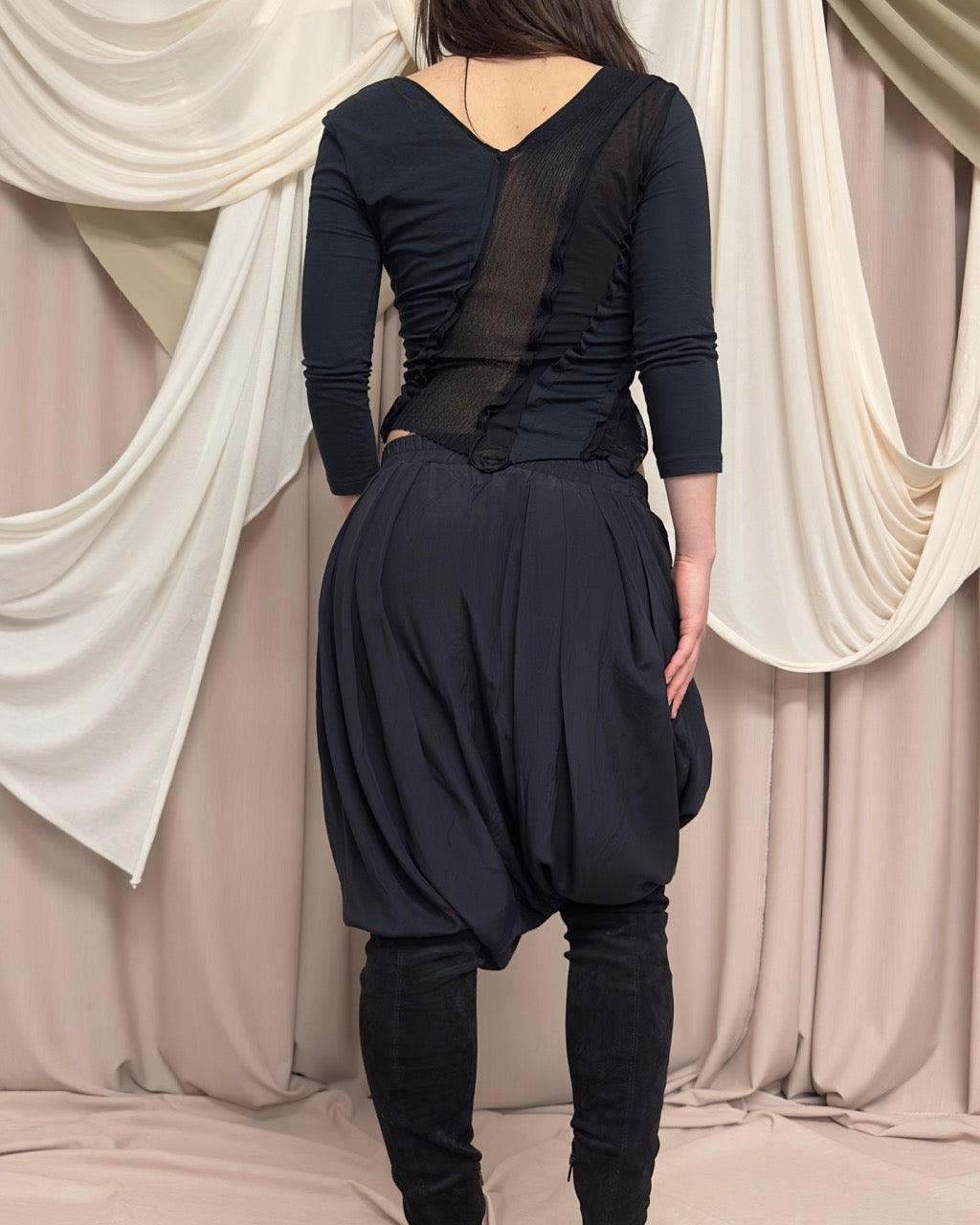 DROP CROTCH TROUSERS by Gaetano Navarra