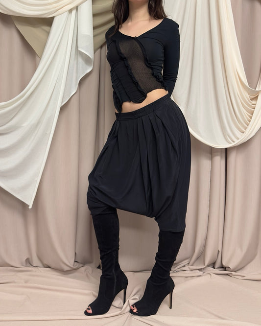 DROP CROTCH TROUSERS by Gaetano Navarra