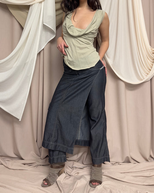 MAXI OVER-SKIRT TROUSERS by Cop Copine
