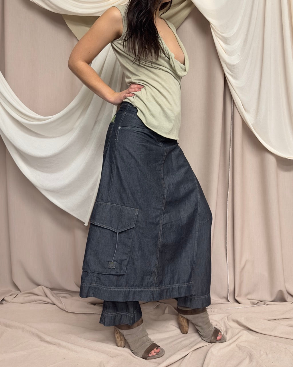 MAXI OVER-SKIRT TROUSERS by Cop Copine