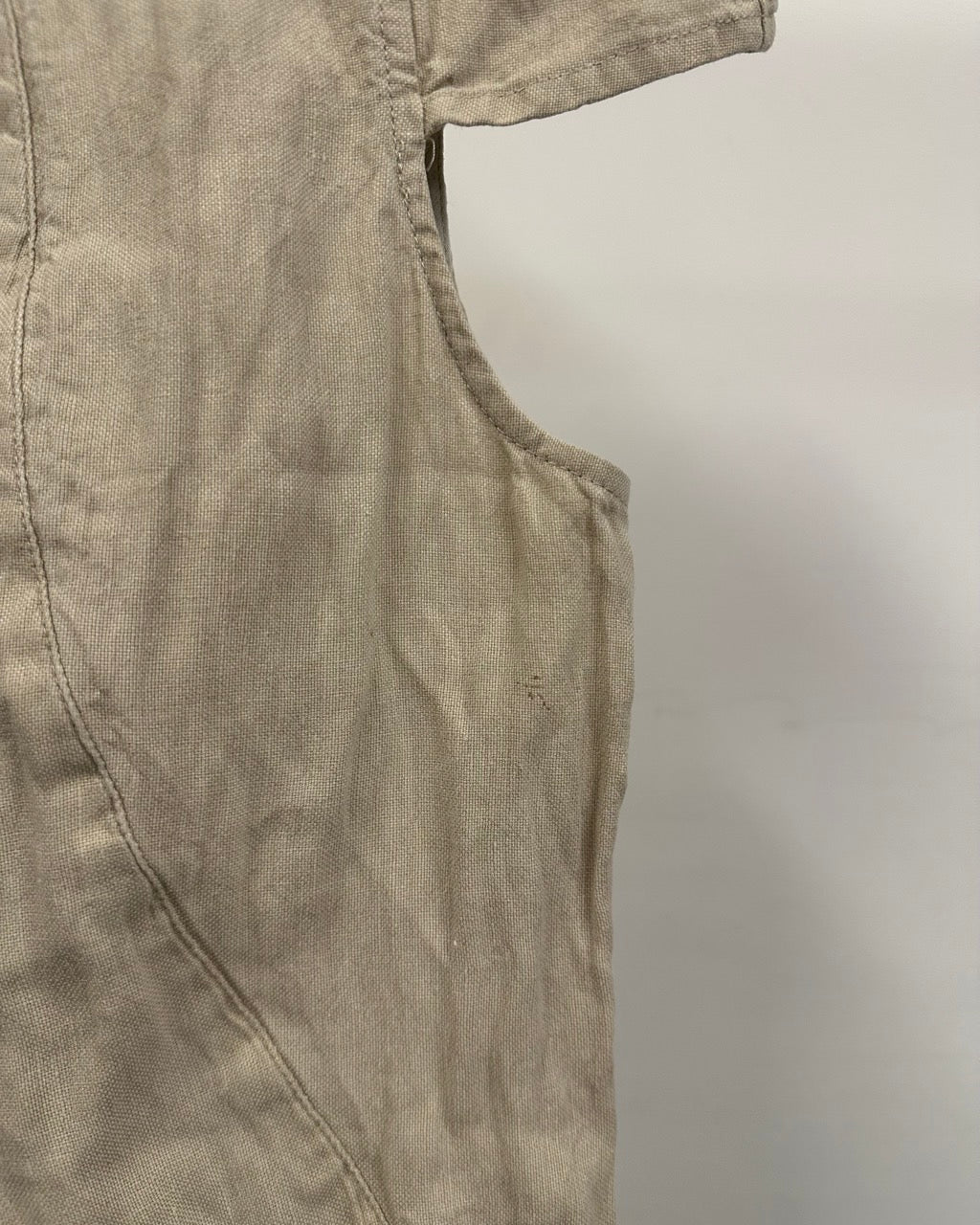 CROPPED ASYMMETRIC SLEEVELESS JACKET by Sarah Pacini