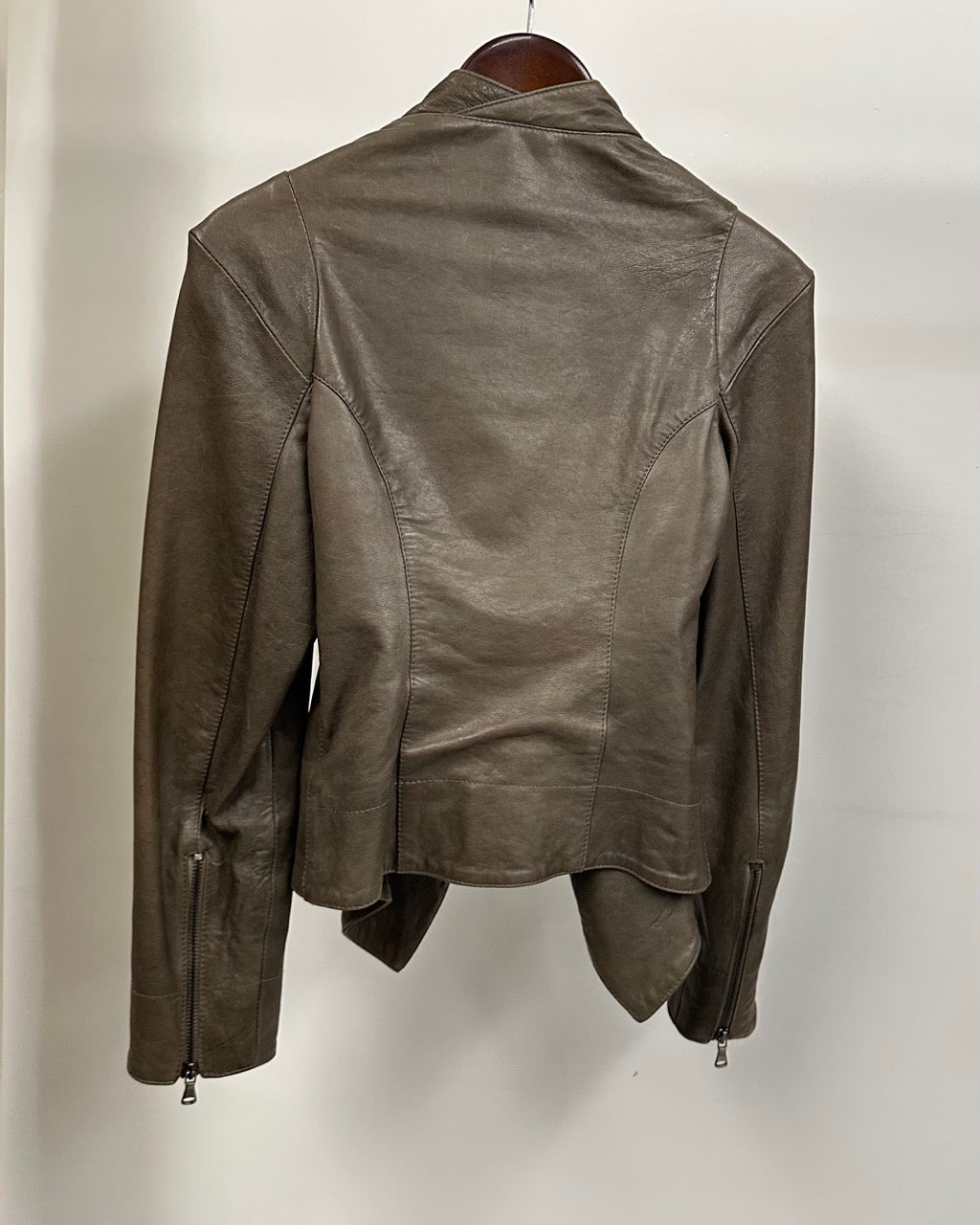 DRAPED LEATHER JACKET by Vivienne Westwood
