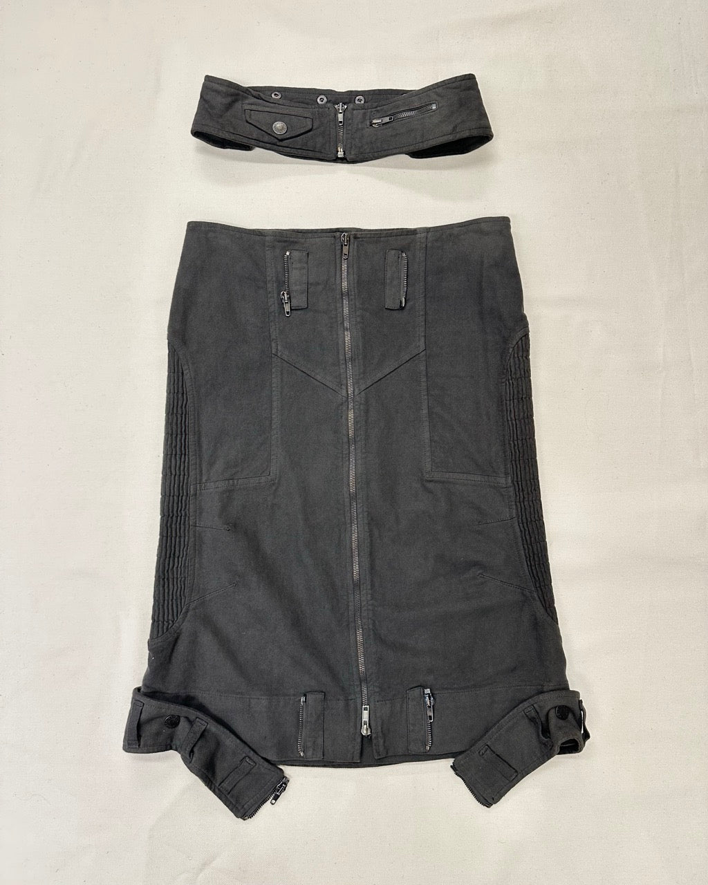 STRUCTURED UTILITY SKIRT by Gaetano Navarra