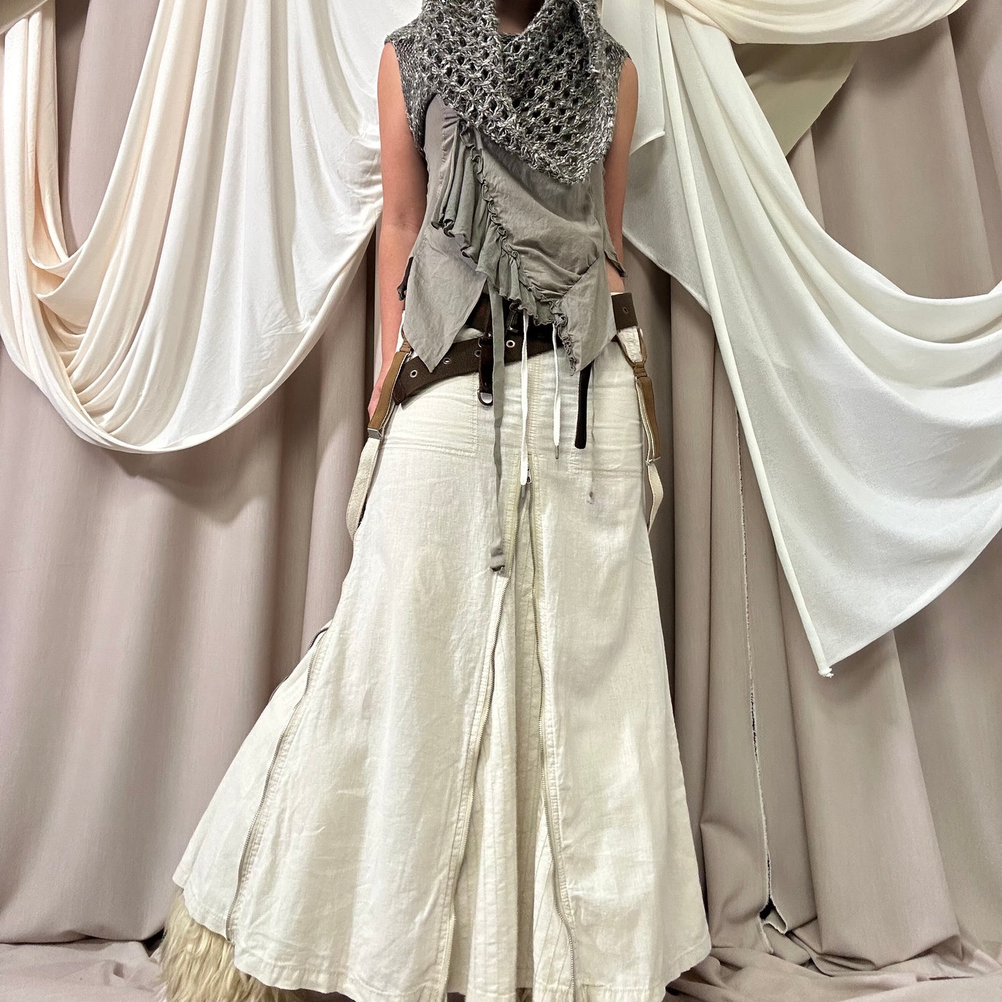 SAND CARGO MAXI SKIRT by G.O.A