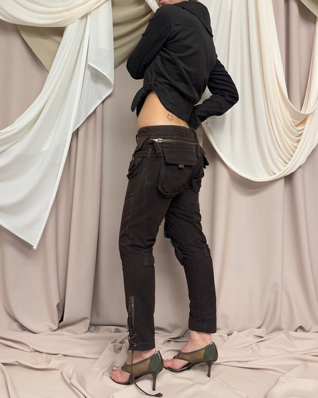 BROWN FENCING JACKET by Diesel