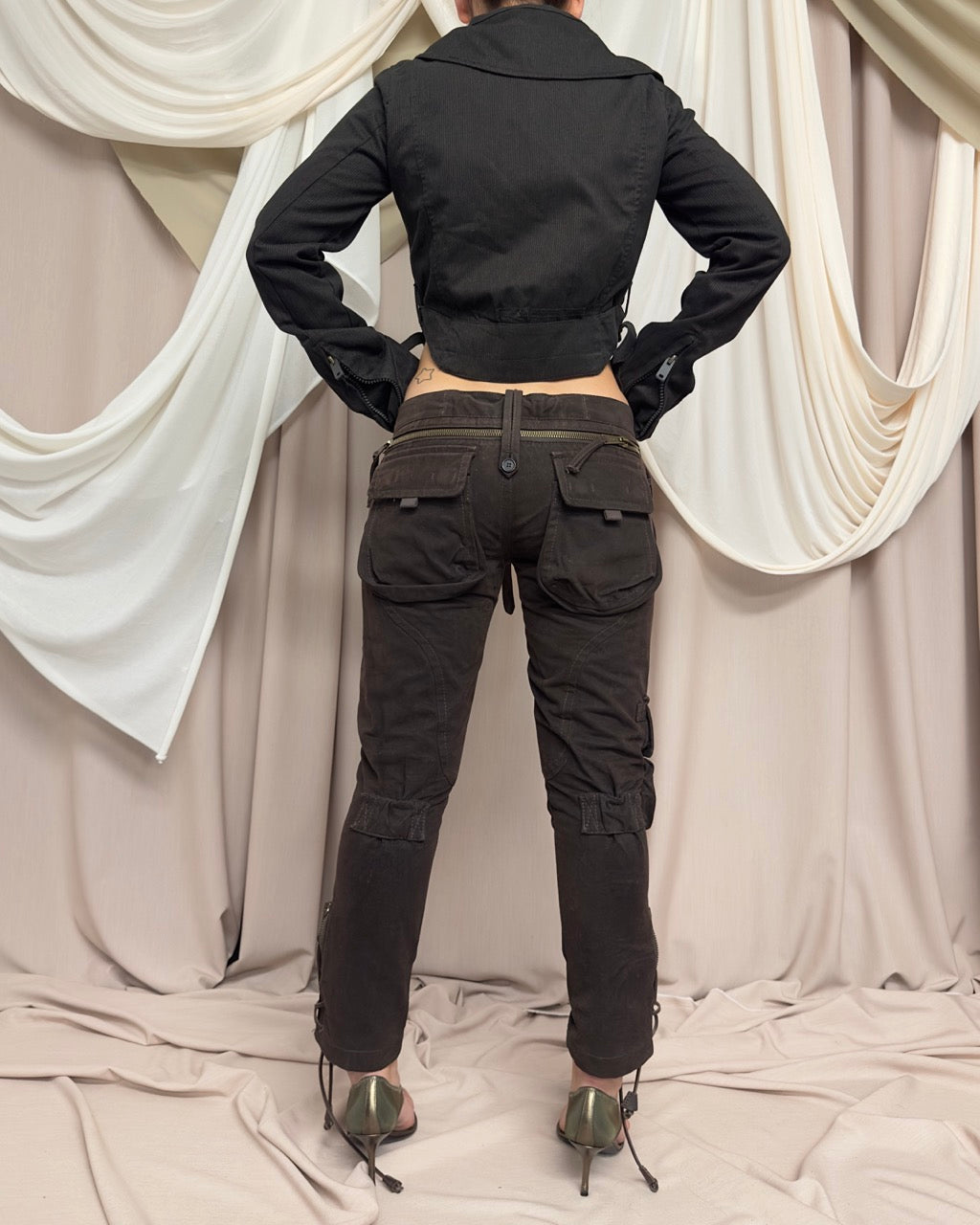 BROWN FENCING JACKET by Diesel