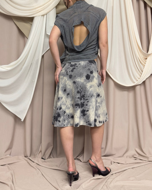 PRINTED WOOL SKIRT by Roberto Cavalli