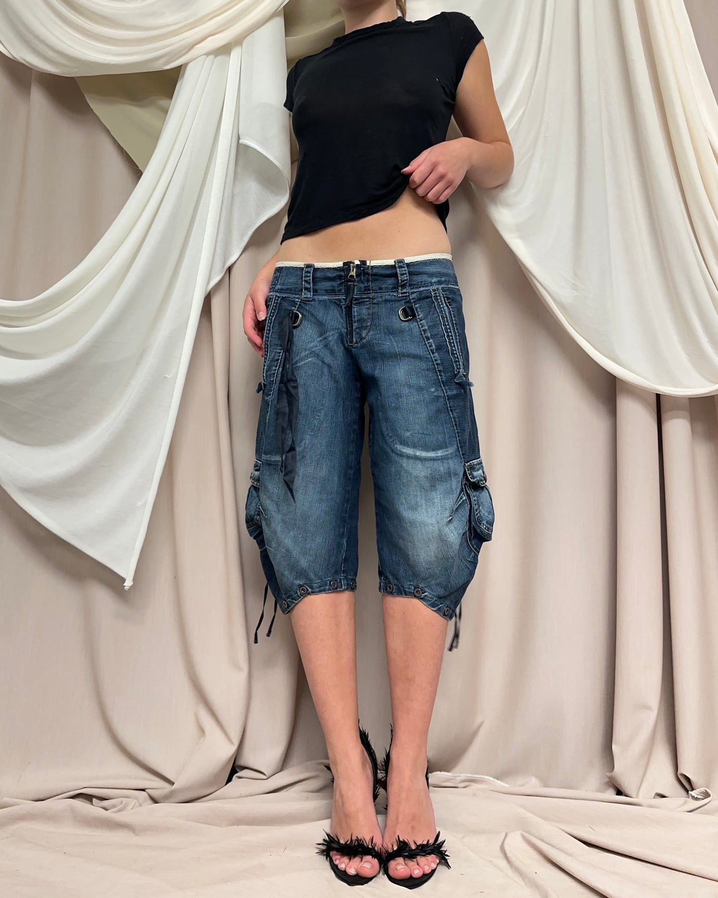 MULTI-WEAR UTILITARIAN JEANS by Marithé + François Girbaud