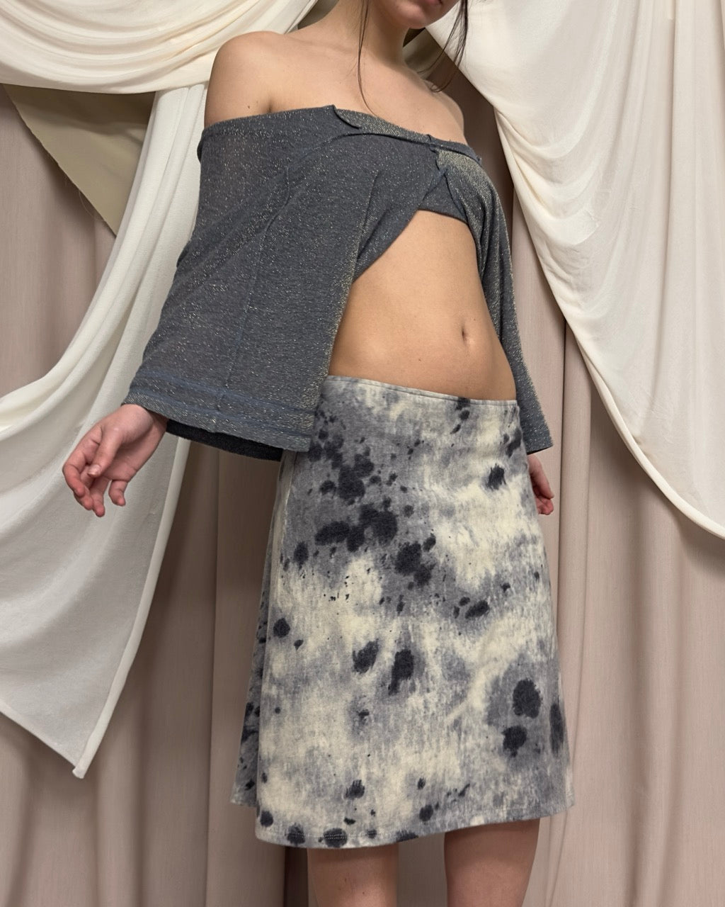SILVER MESH STRUCTURAL TOP by Junya Watanabe