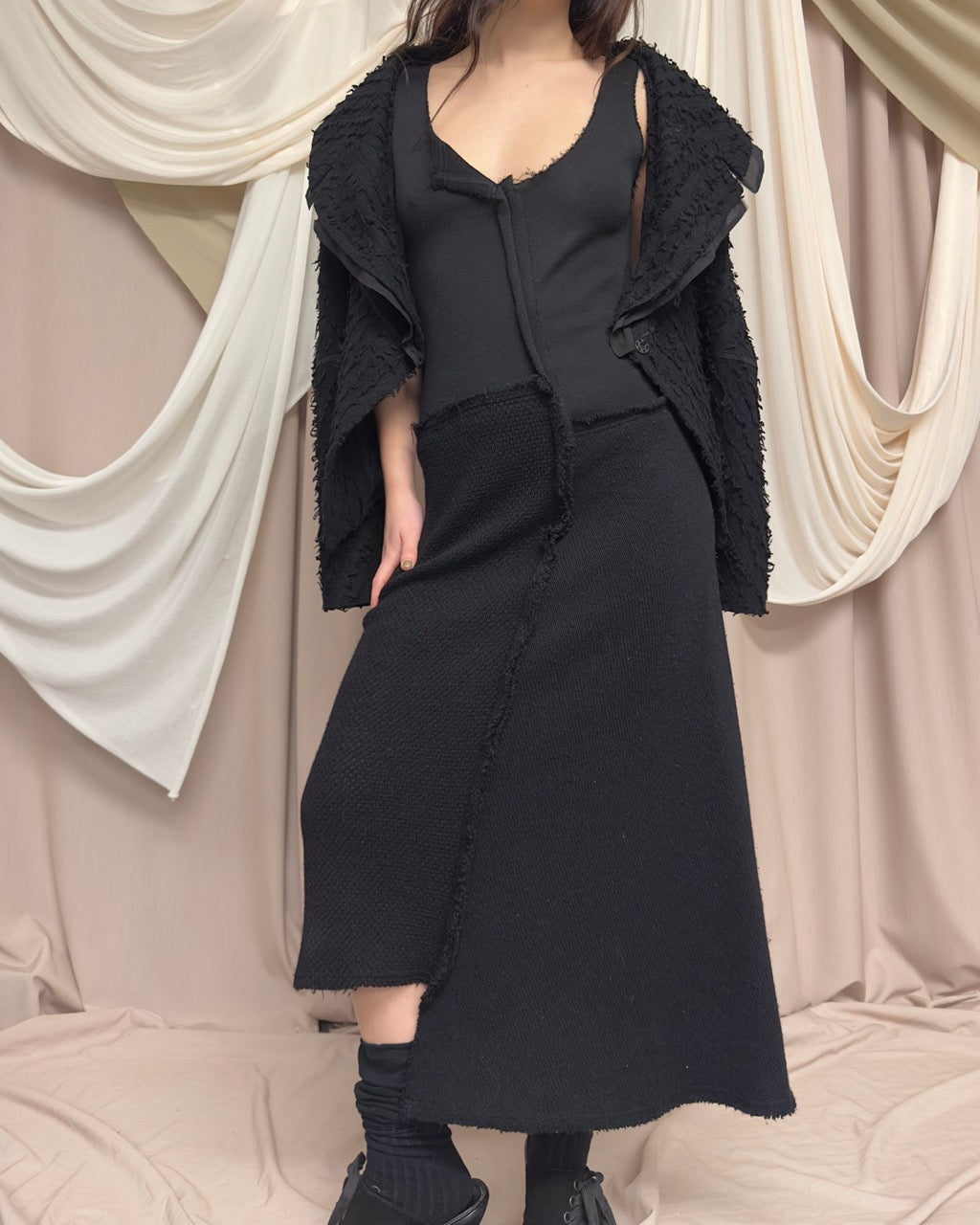 DISTRESSED PATCHWORK DRESS BY COMME DES GARÇONS